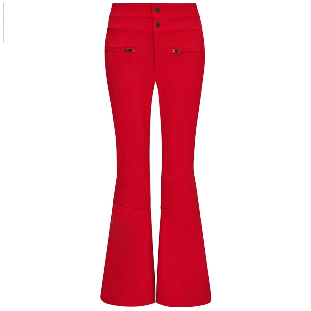 Perfecto Moment Aurora high waisted flare ski pant in red